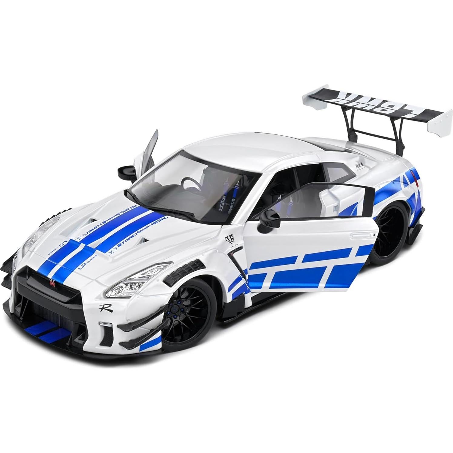 Modelo de coche 1:18 Solido Nissan GT-R R35 Paul Tribute 2024