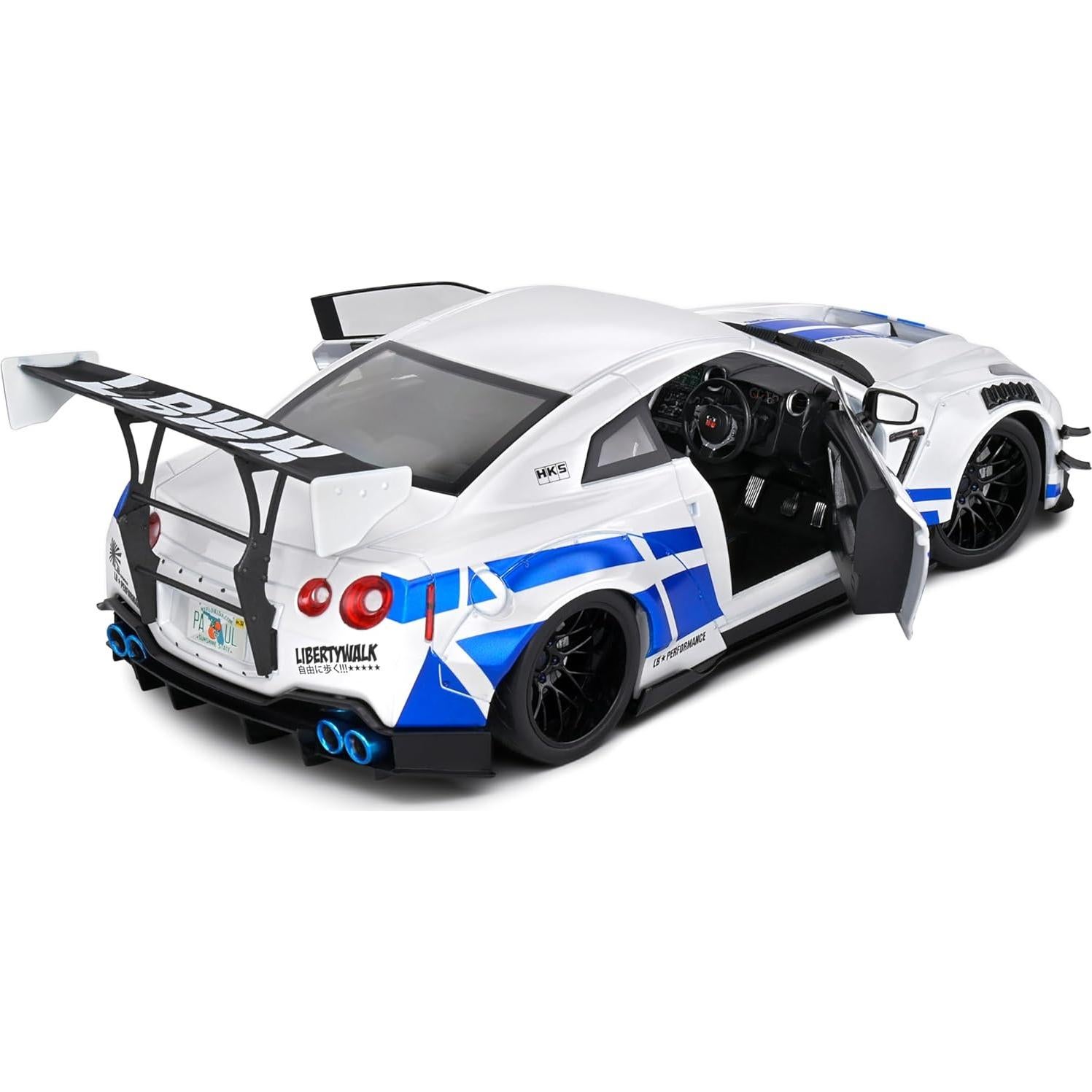 Modelo de coche 1:18 Solido Nissan GT-R R35 Paul Tribute 2024