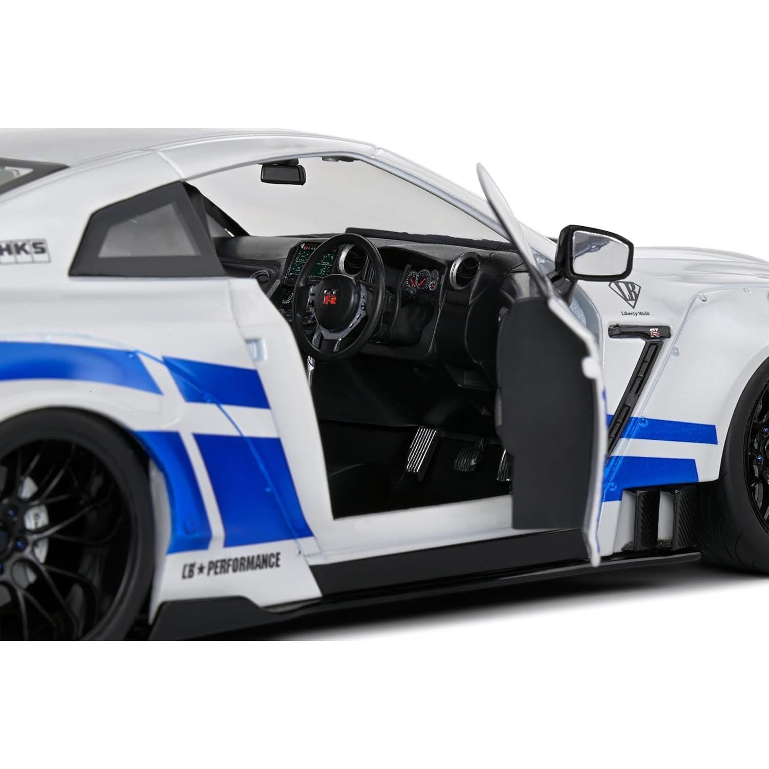 Modelo de coche 1:18 Solido Nissan GT-R R35 Paul Tribute 2024