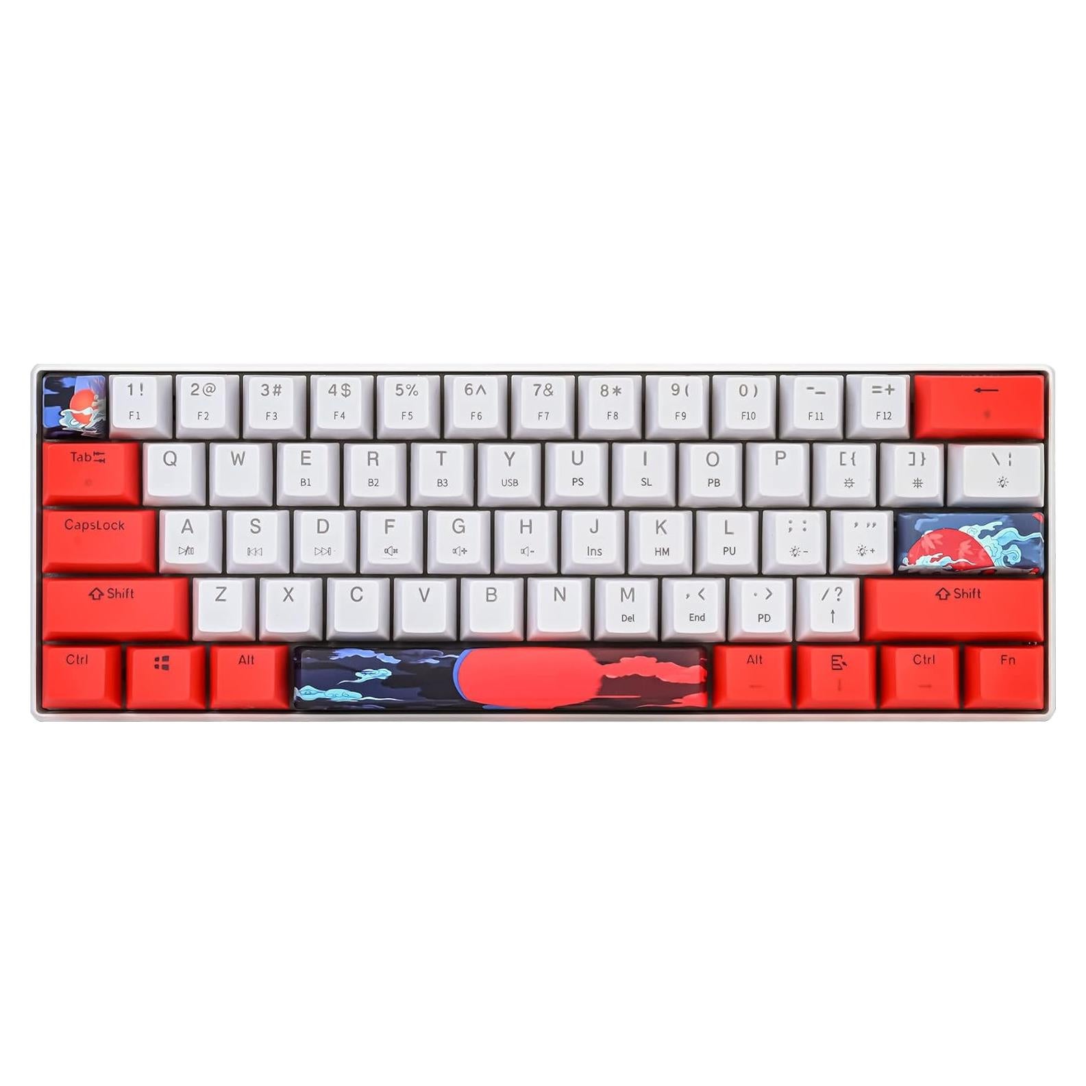 Teclado Mecánico Surmen GT61 60% RGB Inalámbrico