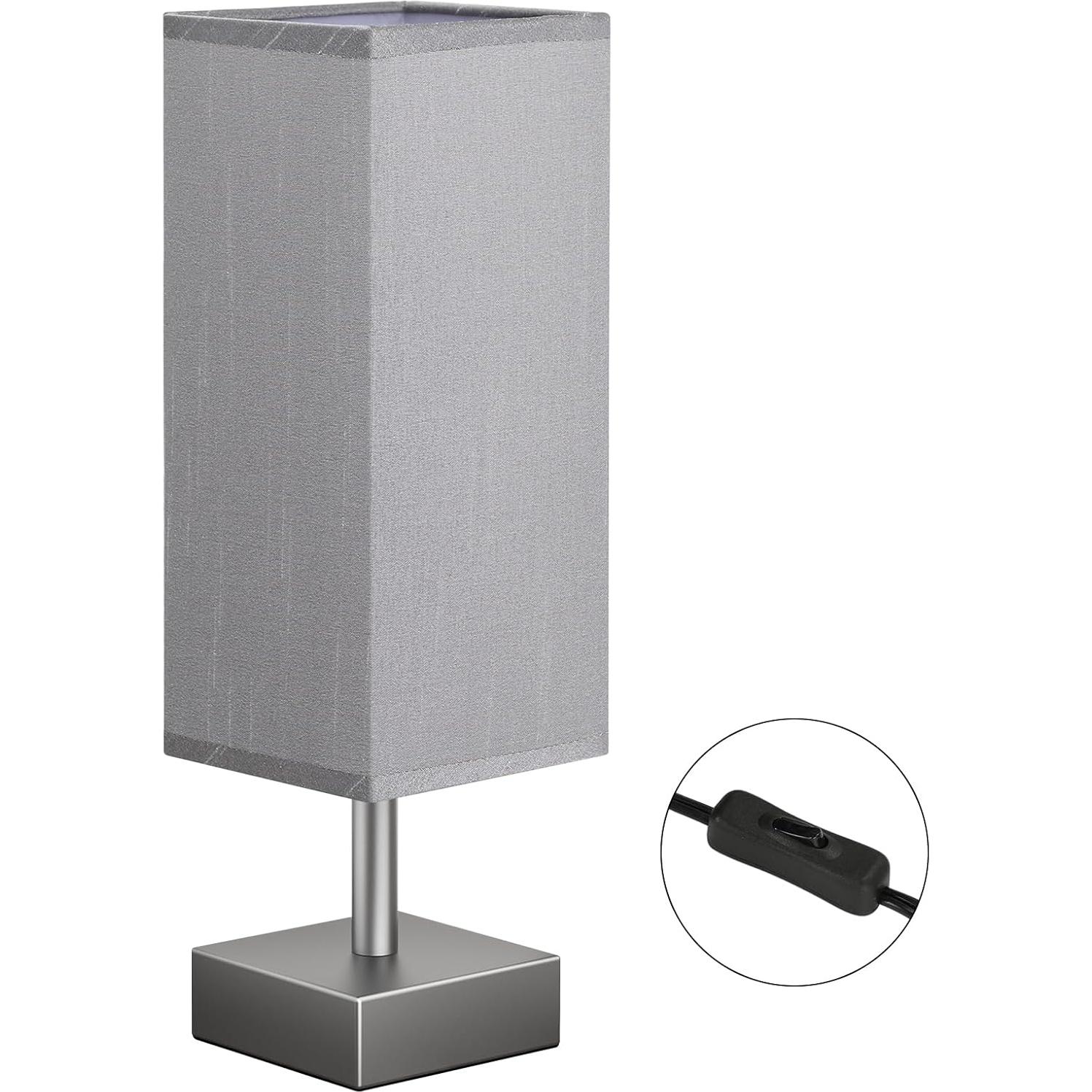 Lámpara de Mesa Aooshine Gris Minimalista 32.5 cm