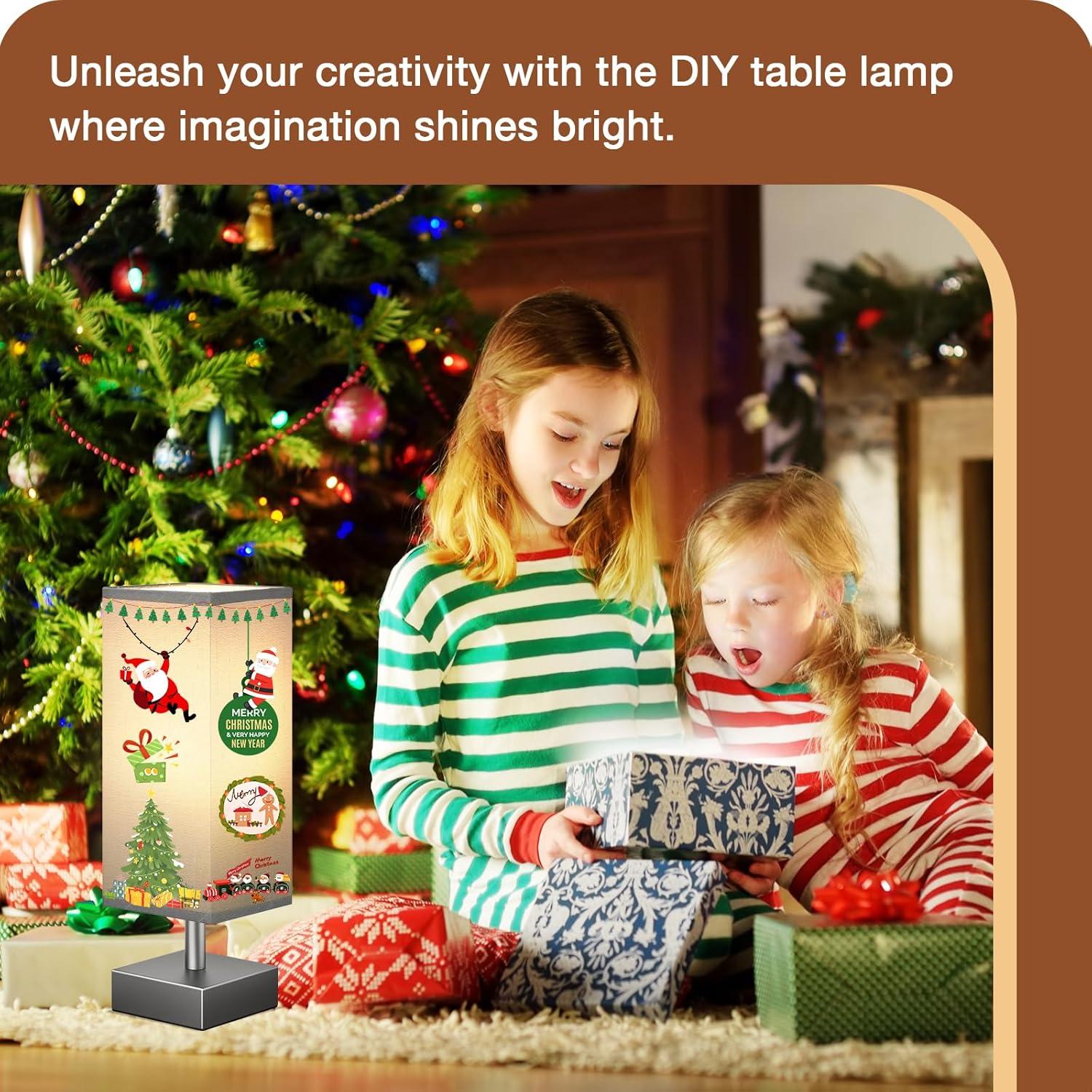 Lámpara de Mesa Aooshine Gris Minimalista 32.5 cm