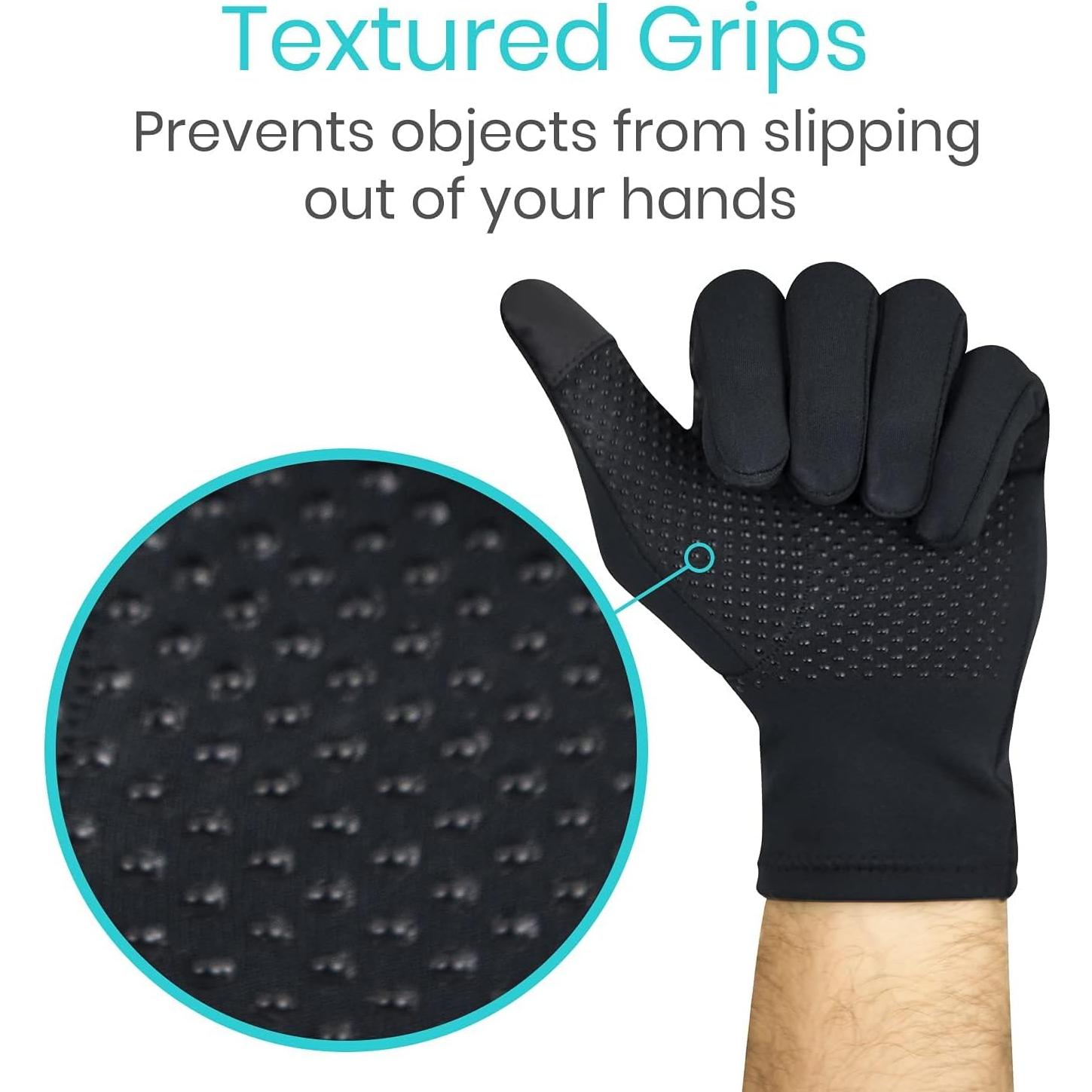 Guantes de Artritis Vive Copper - Compresión Completa Táctil