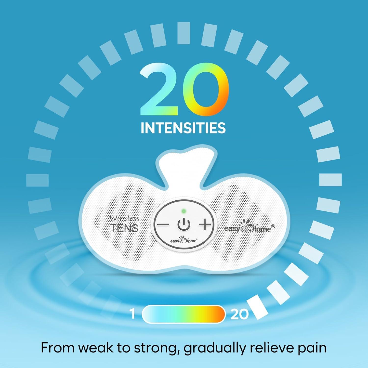 Unidad TENS Inalámbrica Easy@Home EHE015 - Alivio del Dolor