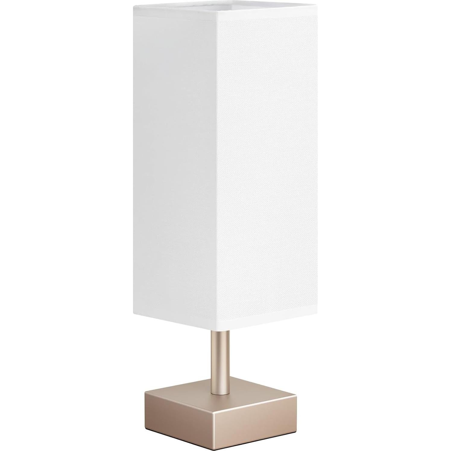 Lámpara de Mesa Aooshine 32.5cm Minimalista Blanca