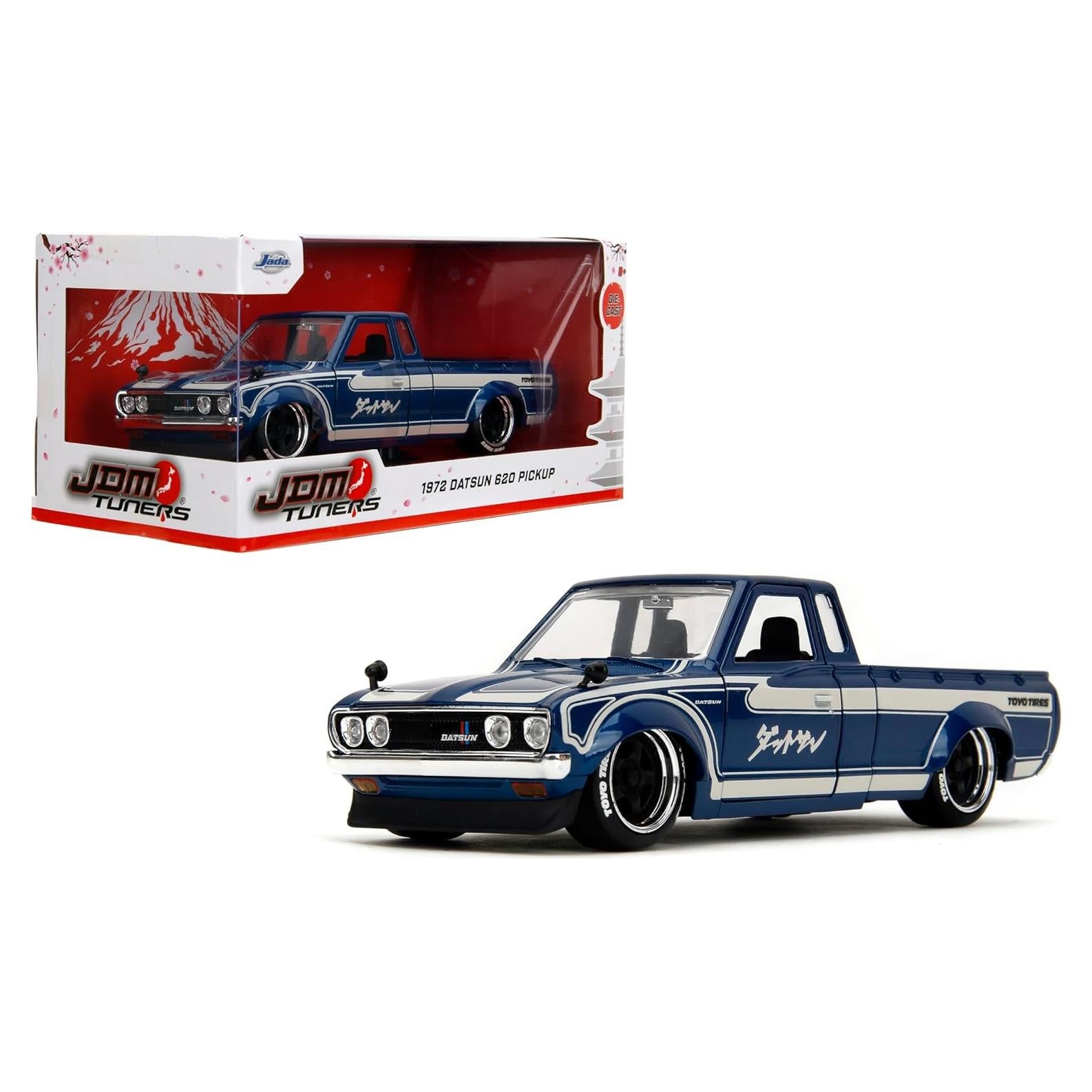 Jada Toys Datsun 620 Pickup 1:24 Die-Cast Azul Detallado