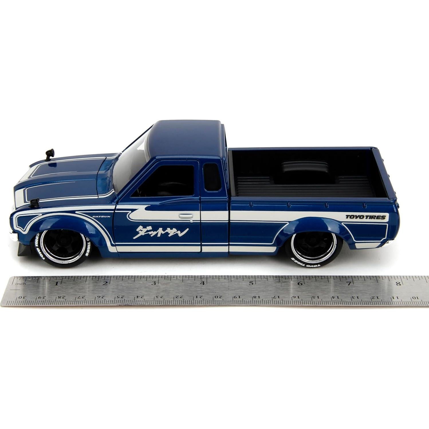 Jada Toys Datsun 620 Pickup 1:24 Die-Cast Azul Detallado