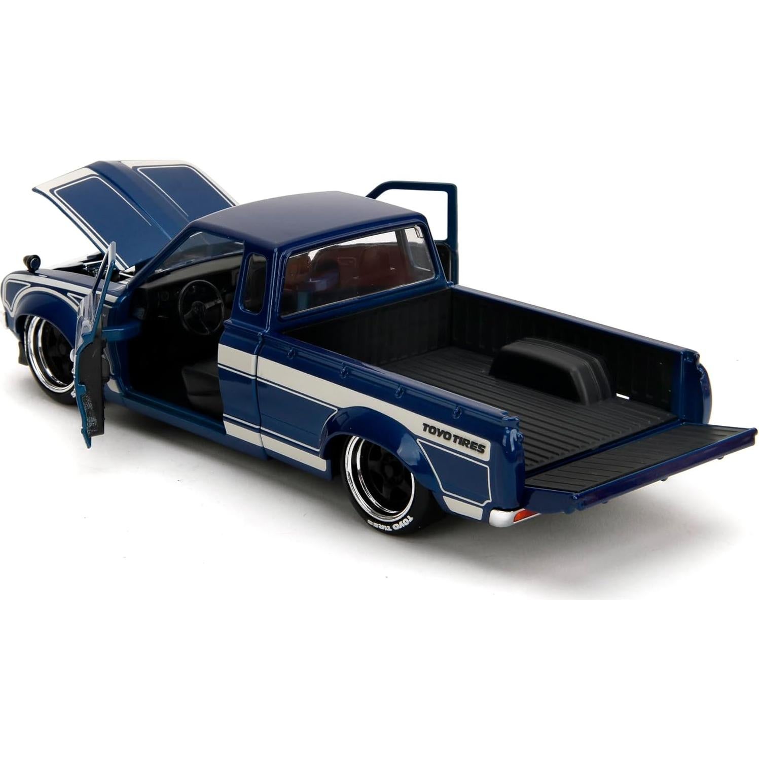 Jada Toys Datsun 620 Pickup 1:24 Die-Cast Azul Detallado