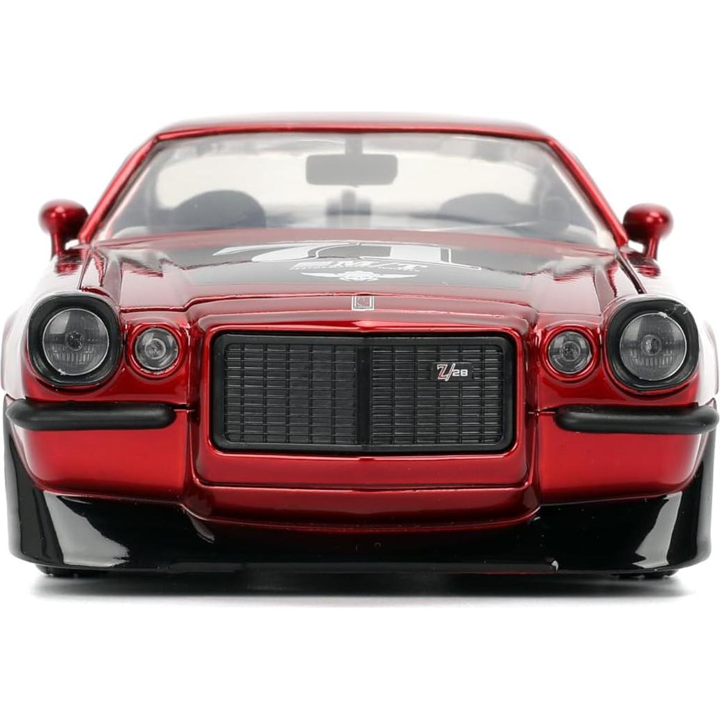 Coche Die-cast Jada Toys 1971 Chevy Camaro 1:24 Rojo