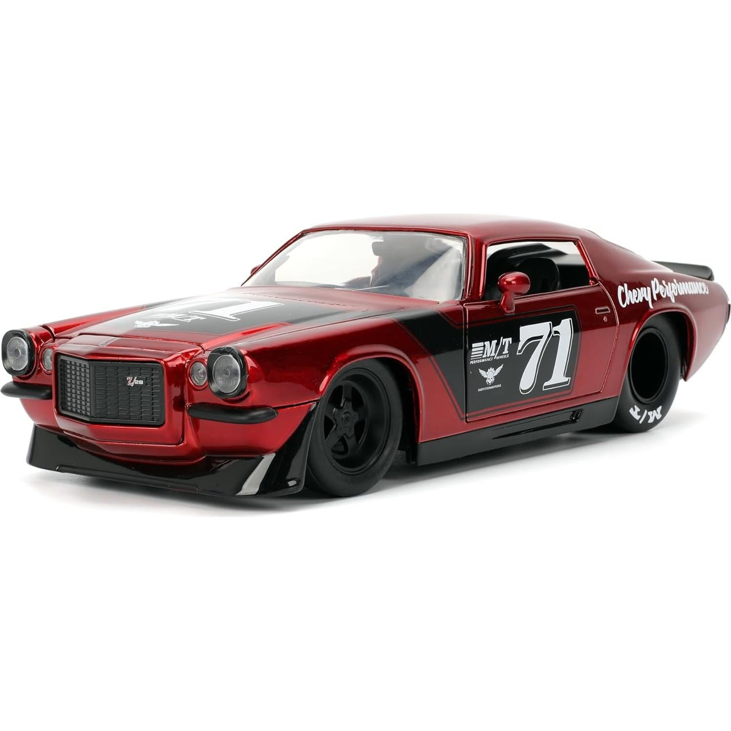 Coche Die-cast Jada Toys 1971 Chevy Camaro 1:24 Rojo
