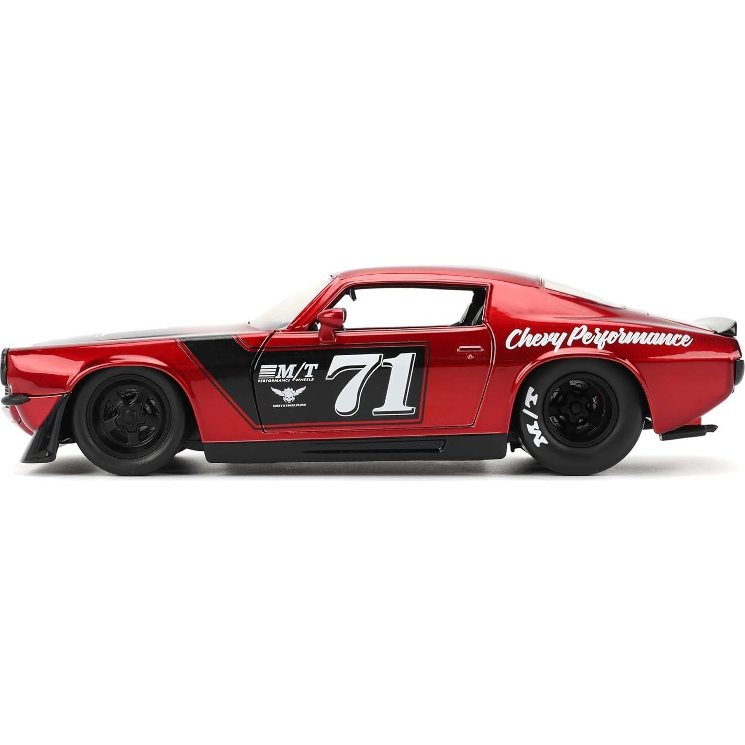 Coche Die-cast Jada Toys 1971 Chevy Camaro 1:24 Rojo