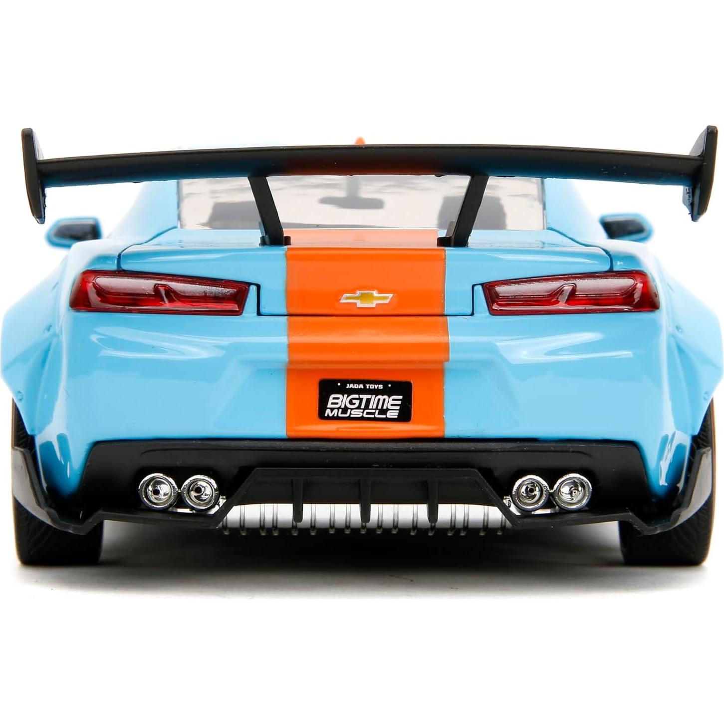 Auto Die-Cast Jada Toys 2016 Chevy Camaro SS 1:24 Azul/Naranja