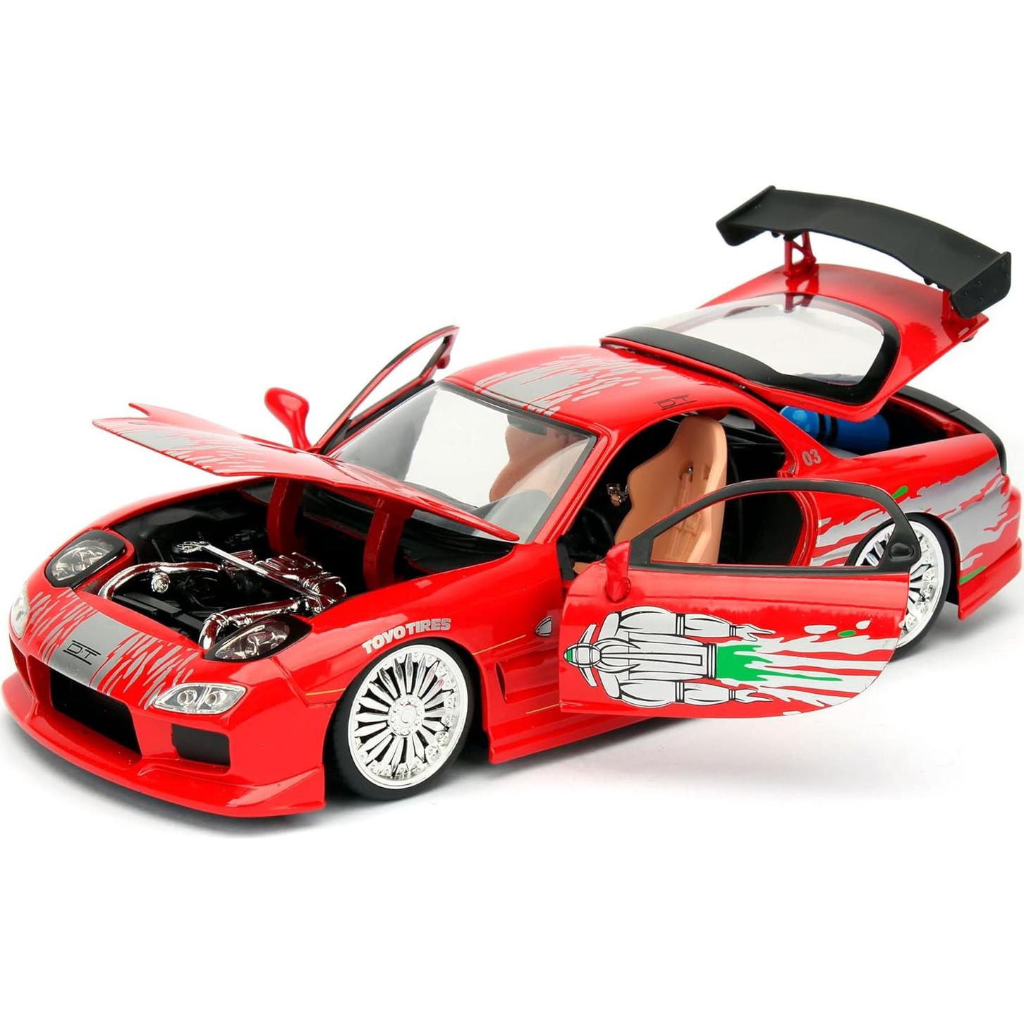 Jada Toys Mazda RX-7 Diecast 1:24 Rápido y Furioso