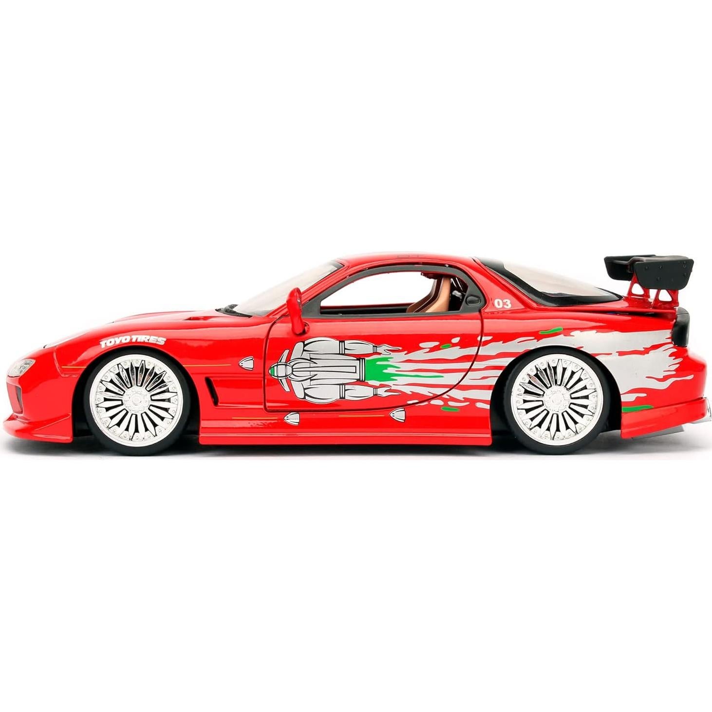 Jada Toys Mazda RX-7 Diecast 1:24 Rápido y Furioso
