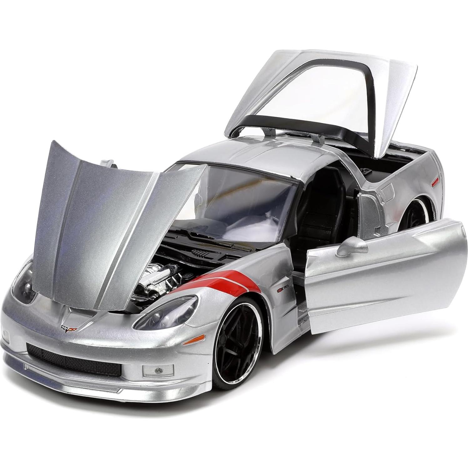 Coche de fundición Jada Toys 2006 Chevy Corvette Z06 1:24