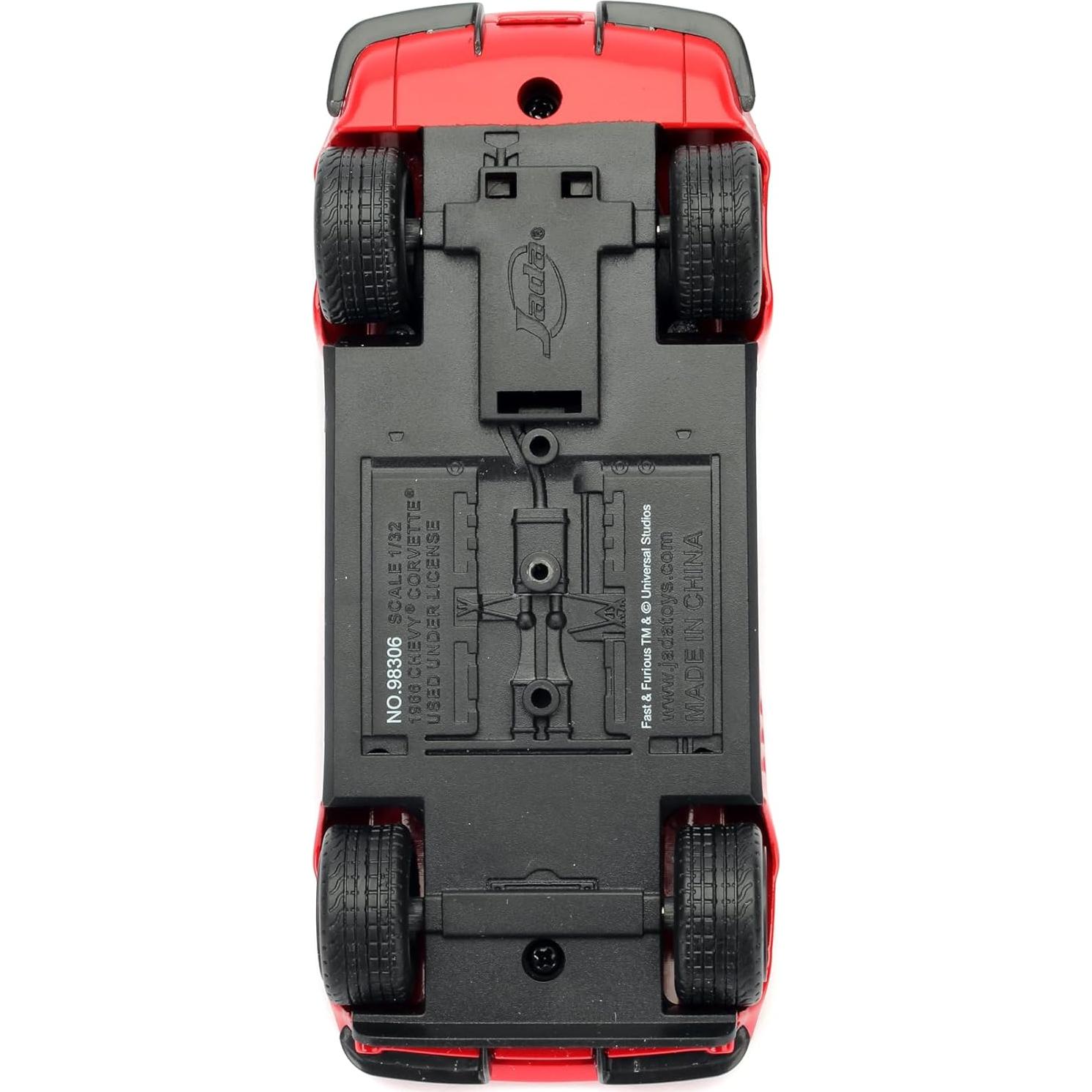 Modelo Die-Cast Jada Toys Rápido y Furioso 1966 Chevy Corvette 1:32