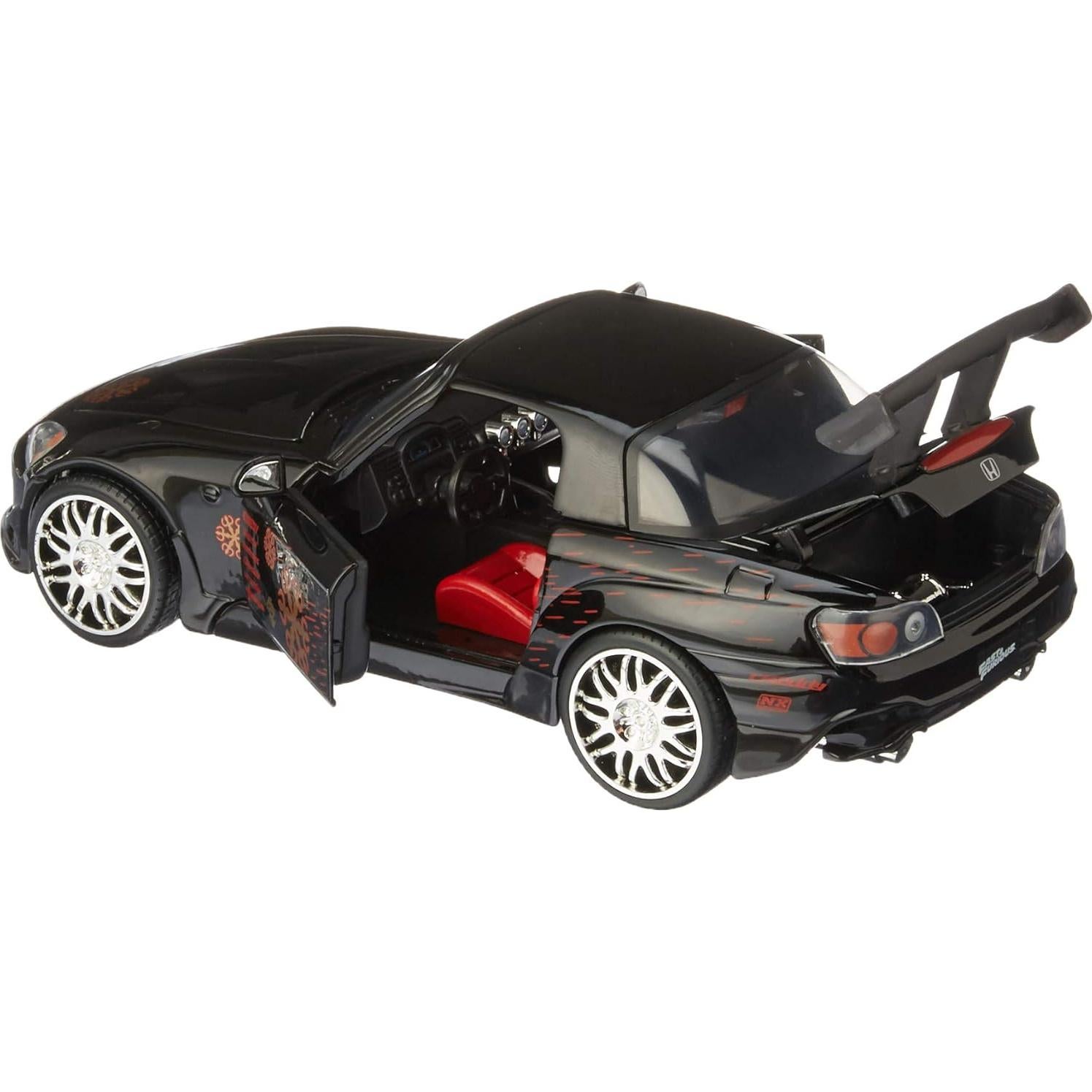Auto de Colección Jada Toys Honda S2000 1:24 Die-cast Negro