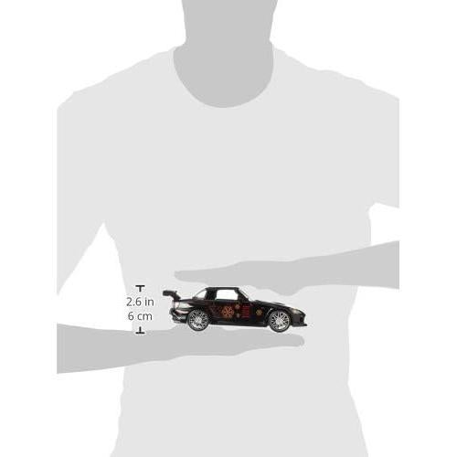 Auto de Colección Jada Toys Honda S2000 1:24 Die-cast Negro