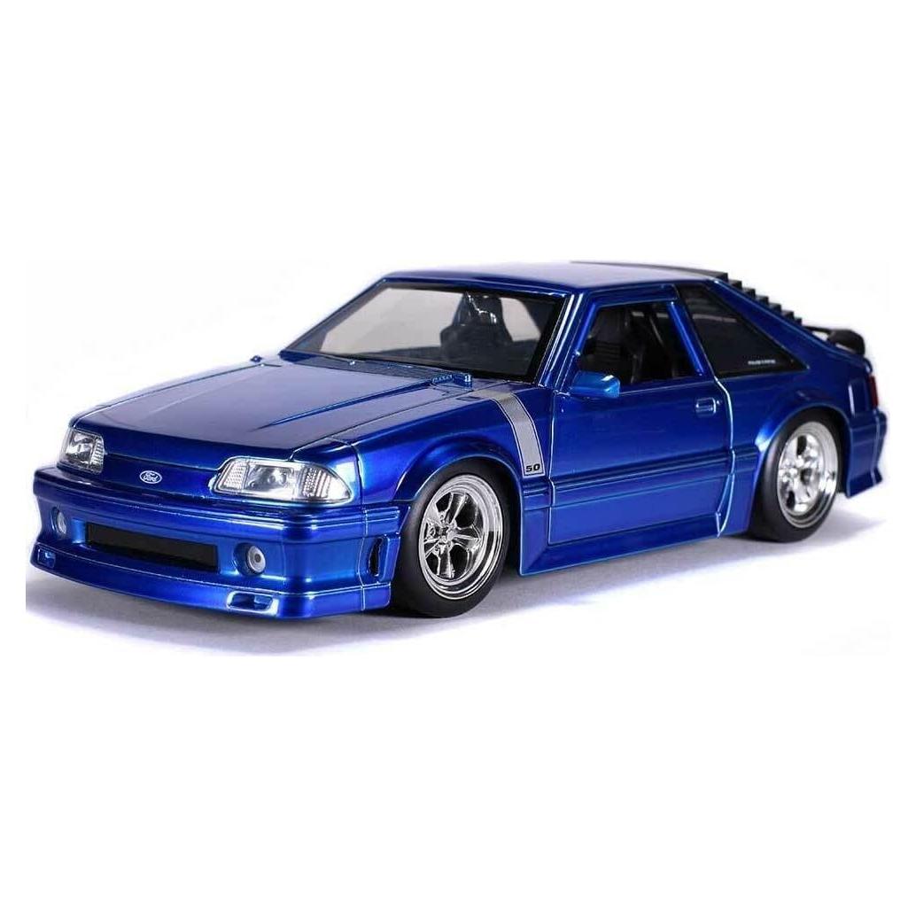 Coche de metal fundido Jada Toys 1989 Ford Mustang GT 1:24