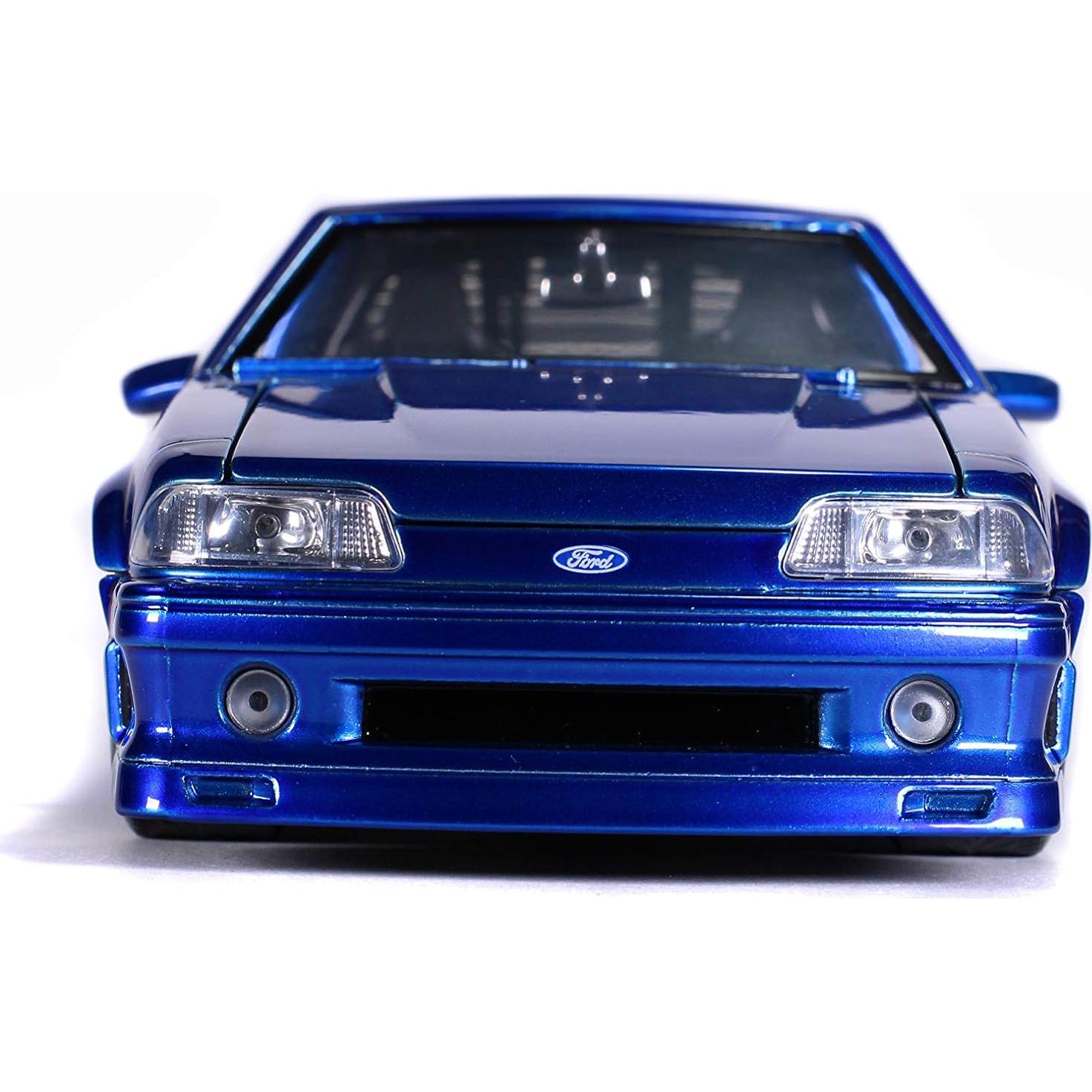 Coche de metal fundido Jada Toys 1989 Ford Mustang GT 1:24