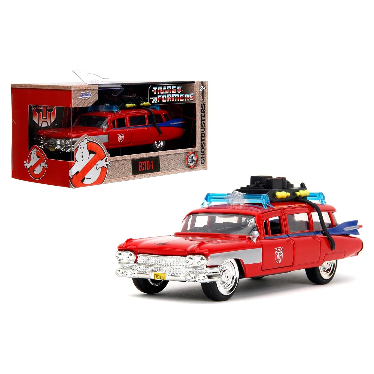 Coche de metal Jada Transformers x Ghostbusters Ecto-1 1:32