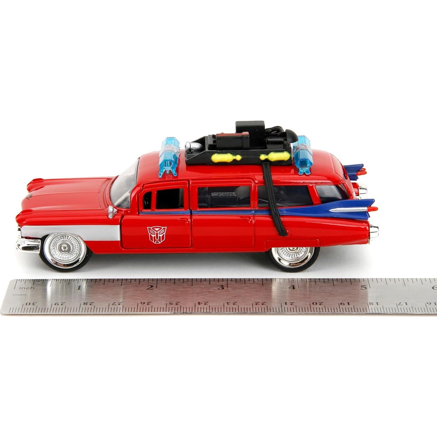 Coche de metal Jada Transformers x Ghostbusters Ecto-1 1:32