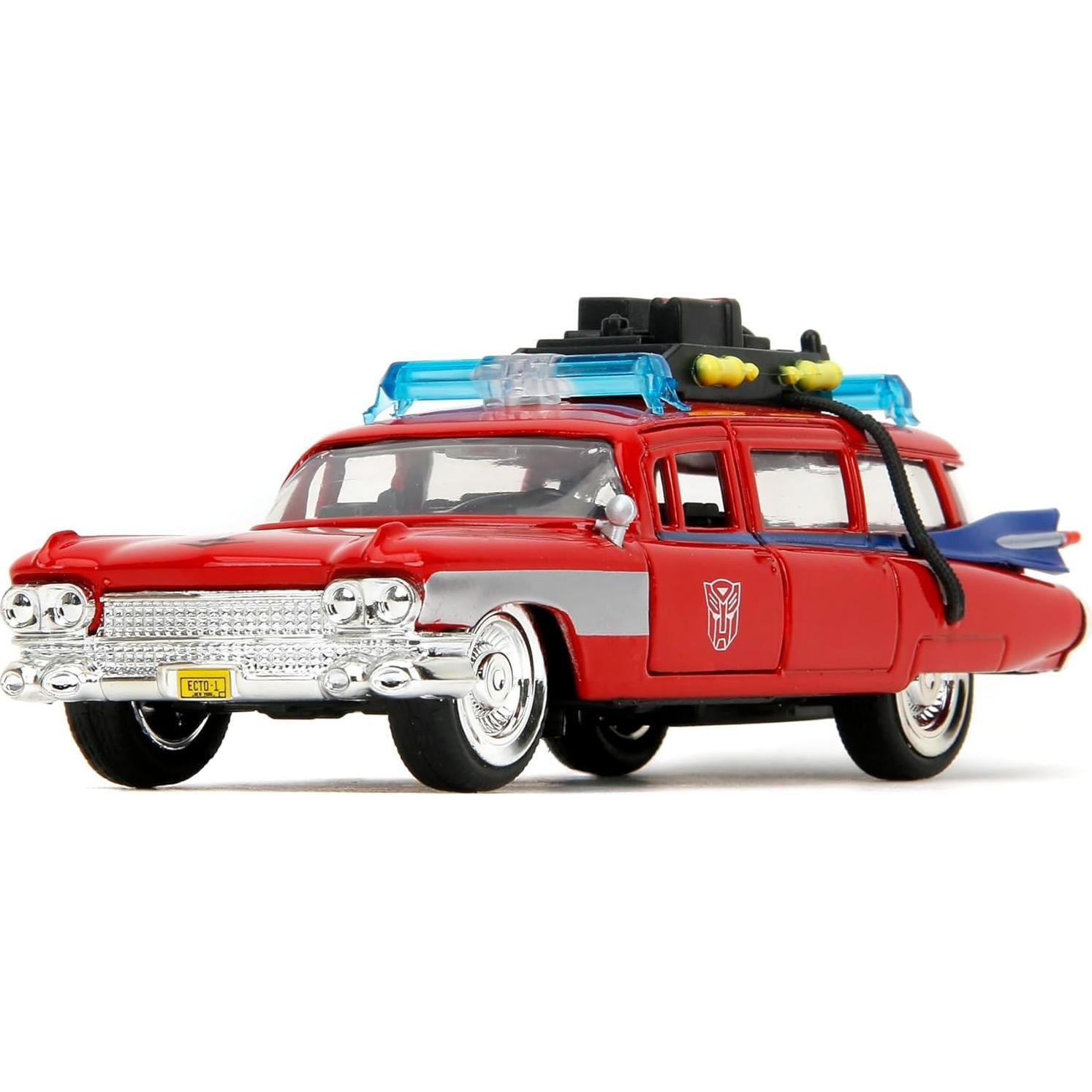 Coche de metal Jada Transformers x Ghostbusters Ecto-1 1:32