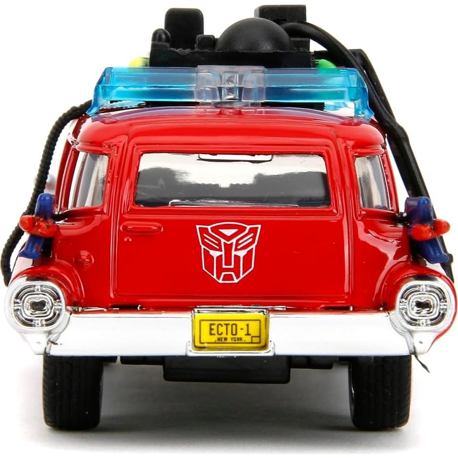 Coche de metal Jada Transformers x Ghostbusters Ecto-1 1:32