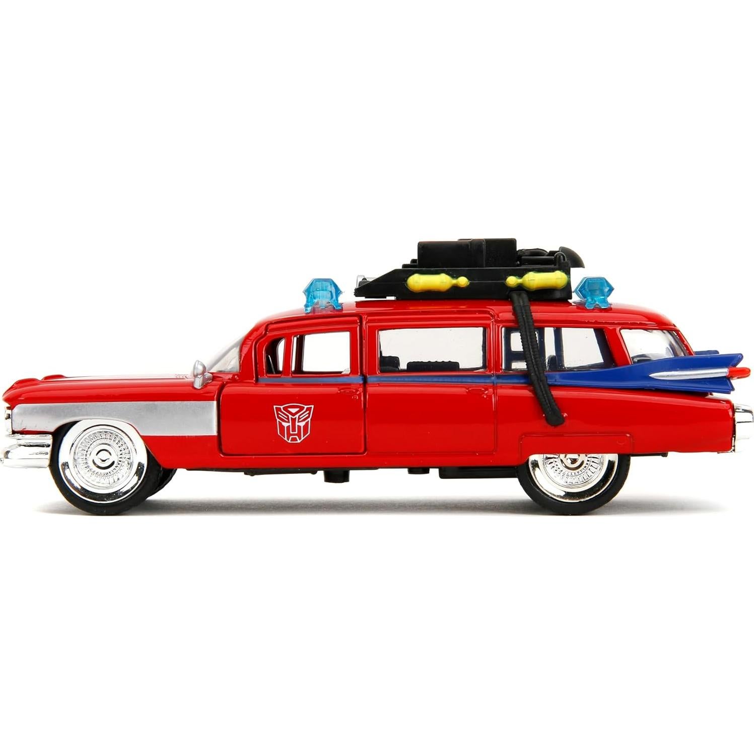 Coche de metal Jada Transformers x Ghostbusters Ecto-1 1:32
