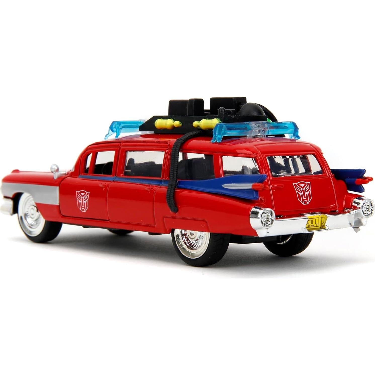 Coche de metal Jada Transformers x Ghostbusters Ecto-1 1:32