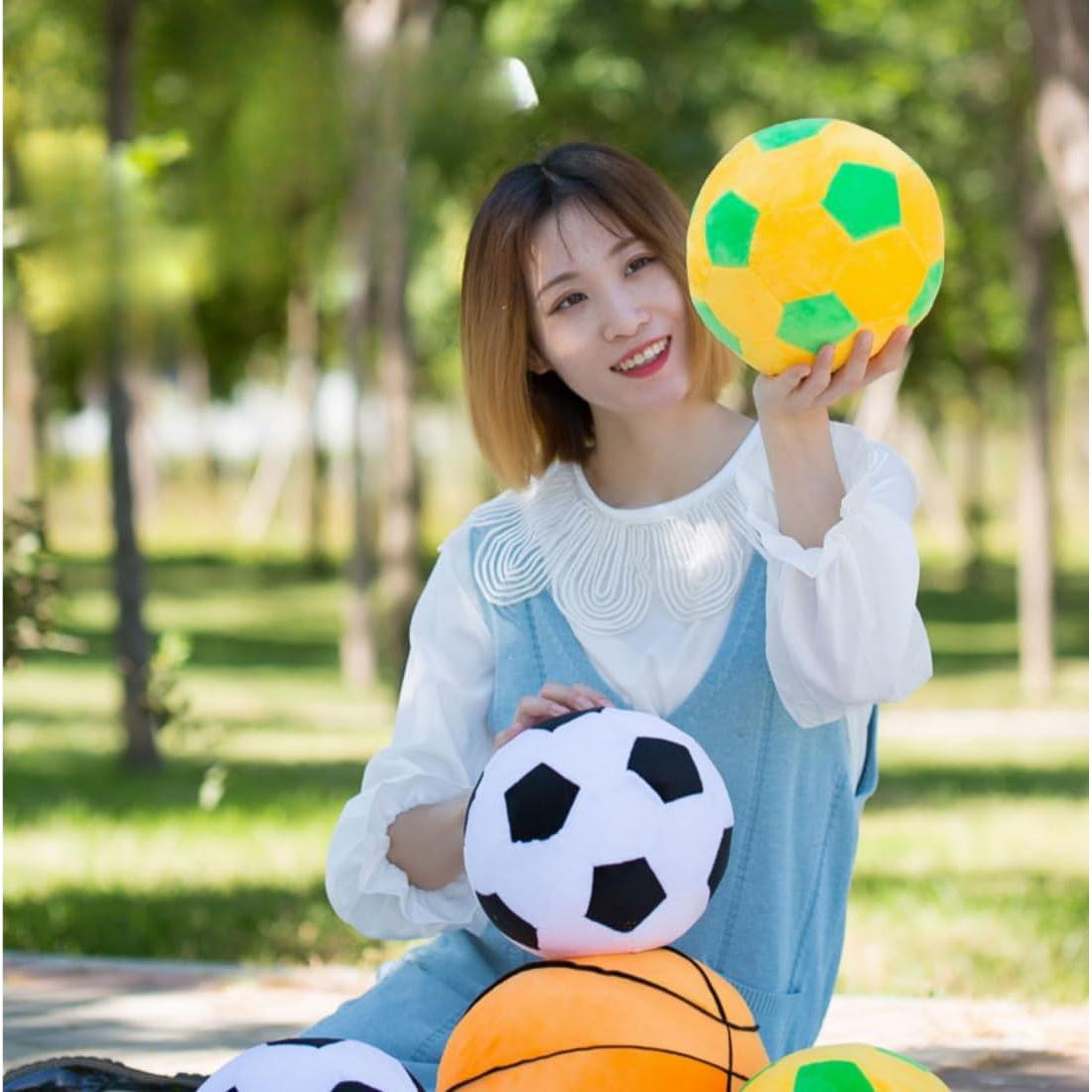 Almohada de Balón de Fútbol OPHRBU 22,86 cm Suave y Esponjosa