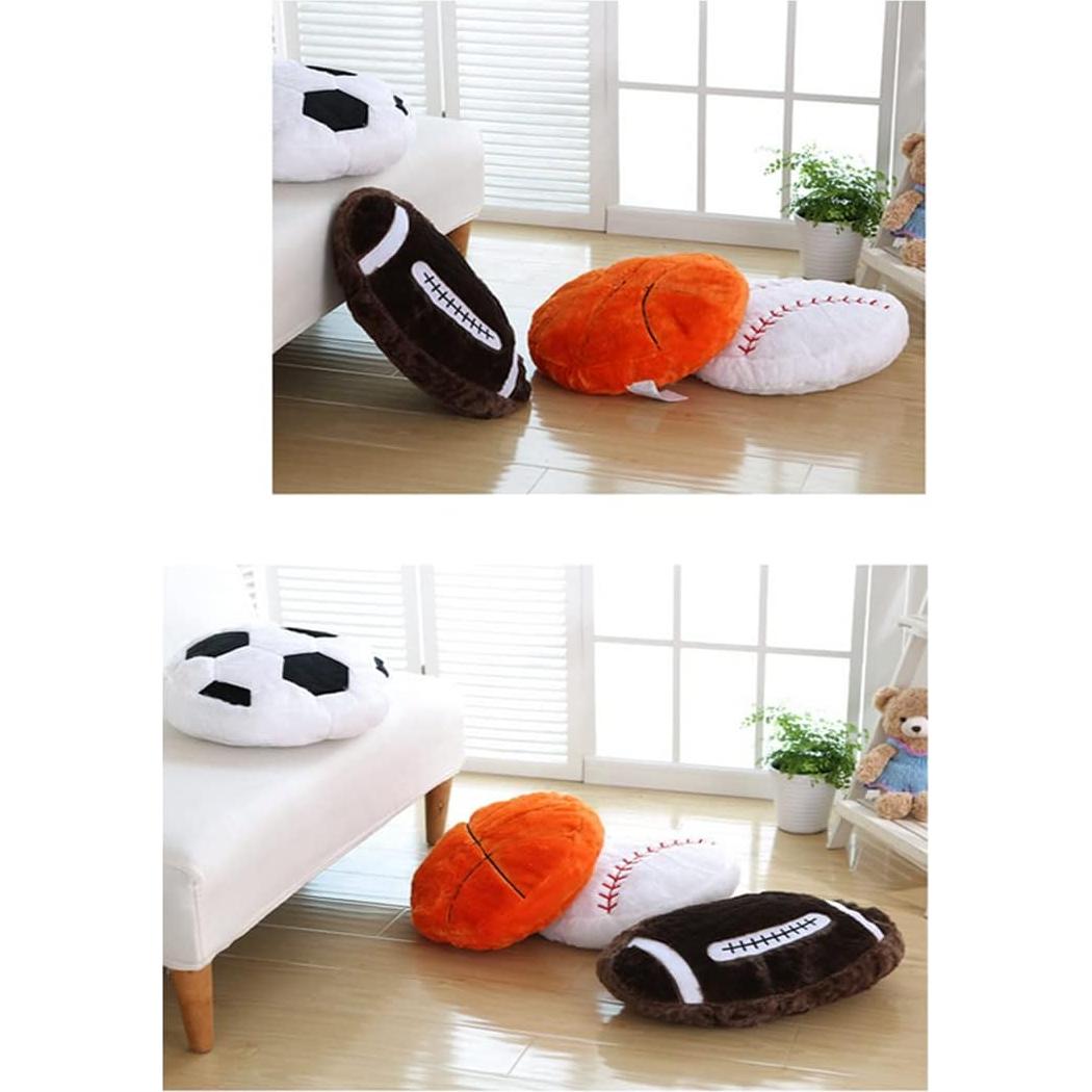 Almohada de Rugby OPHRBU 45x25 cm Suave y Divertida