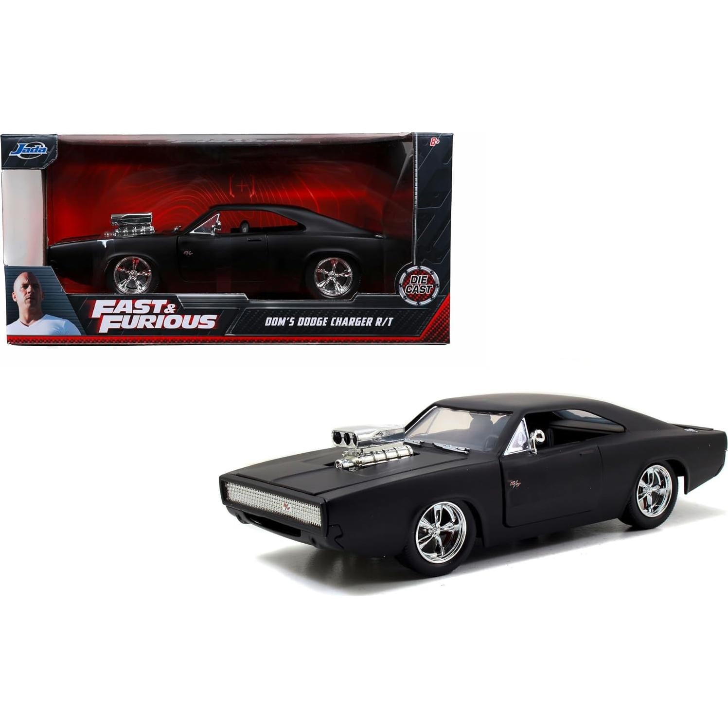 Jada Toys Dodge Charger 1970 Furious 7 1:24 Metal Fundido