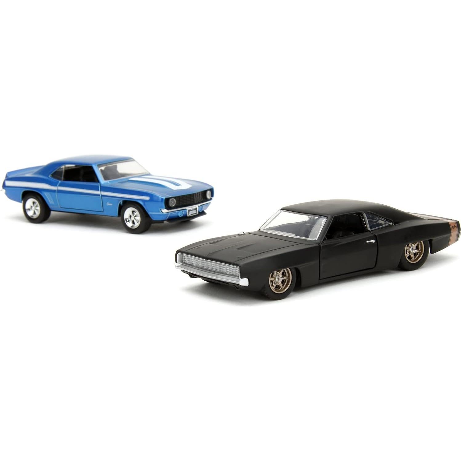 Jada Toys - Coches Rápidos y Furiosos 2 Pack - Camaro 1969 y Charger 1968