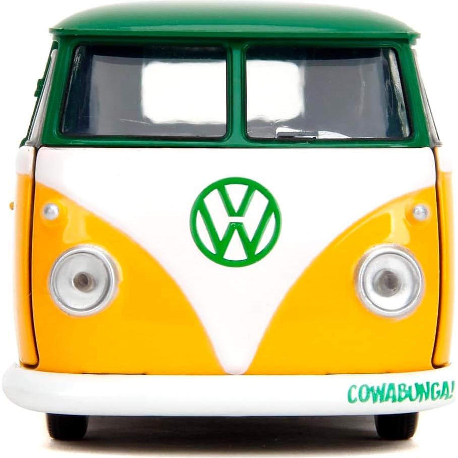 Jada Toys VW Bus TMNT 1961 - Modelo Metal 1:32 Detallado
