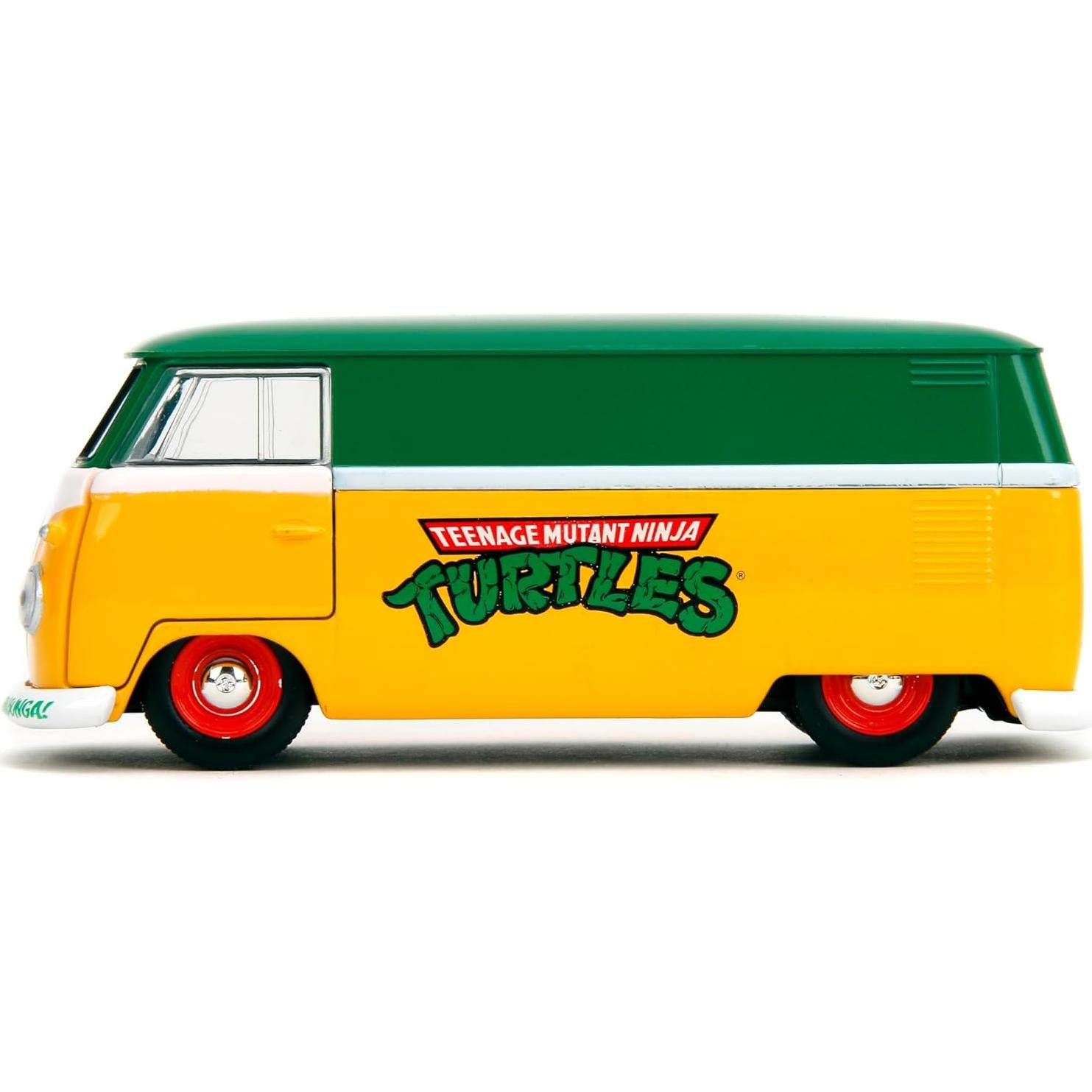 Jada Toys VW Bus TMNT 1961 - Modelo Metal 1:32 Detallado