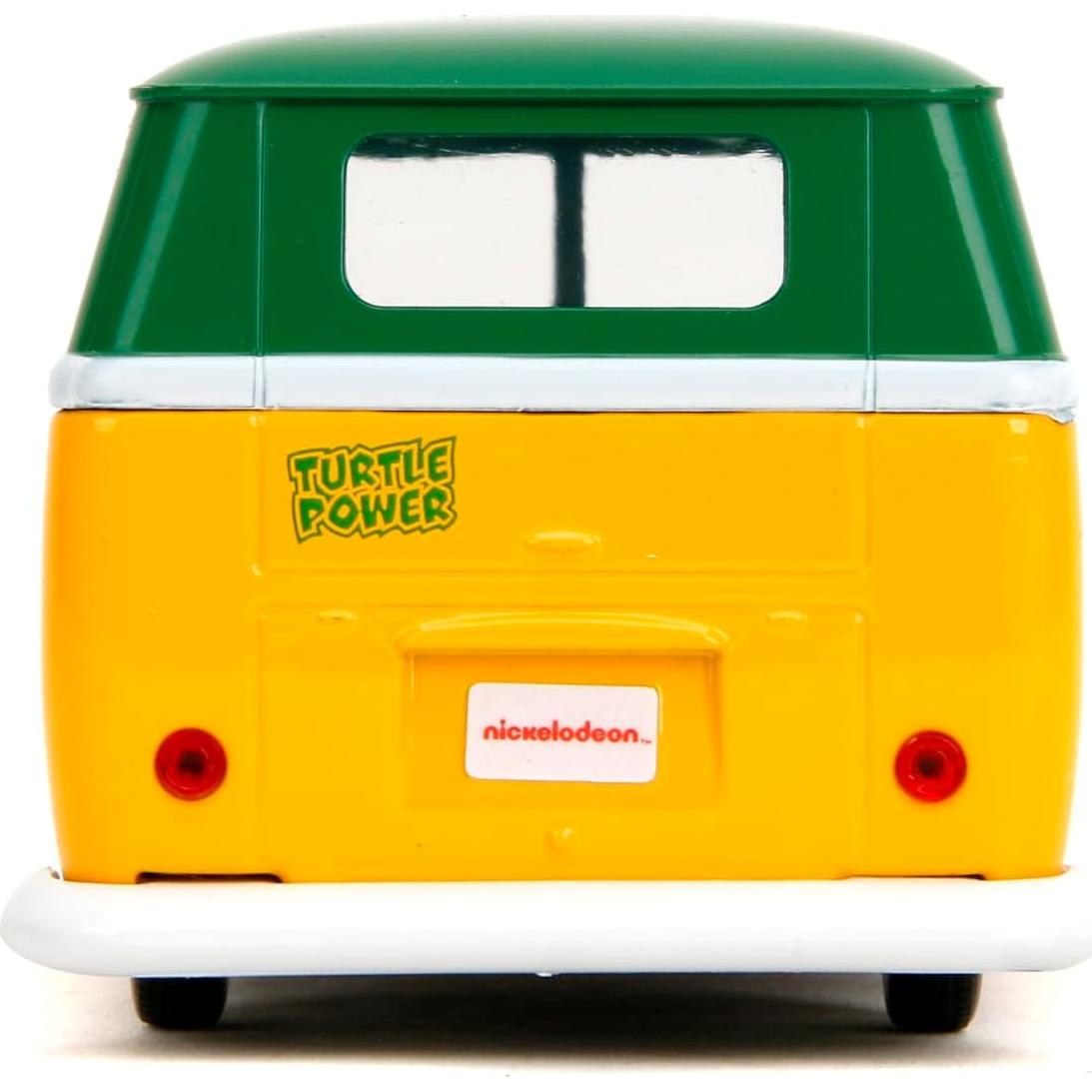 Jada Toys VW Bus TMNT 1961 - Modelo Metal 1:32 Detallado
