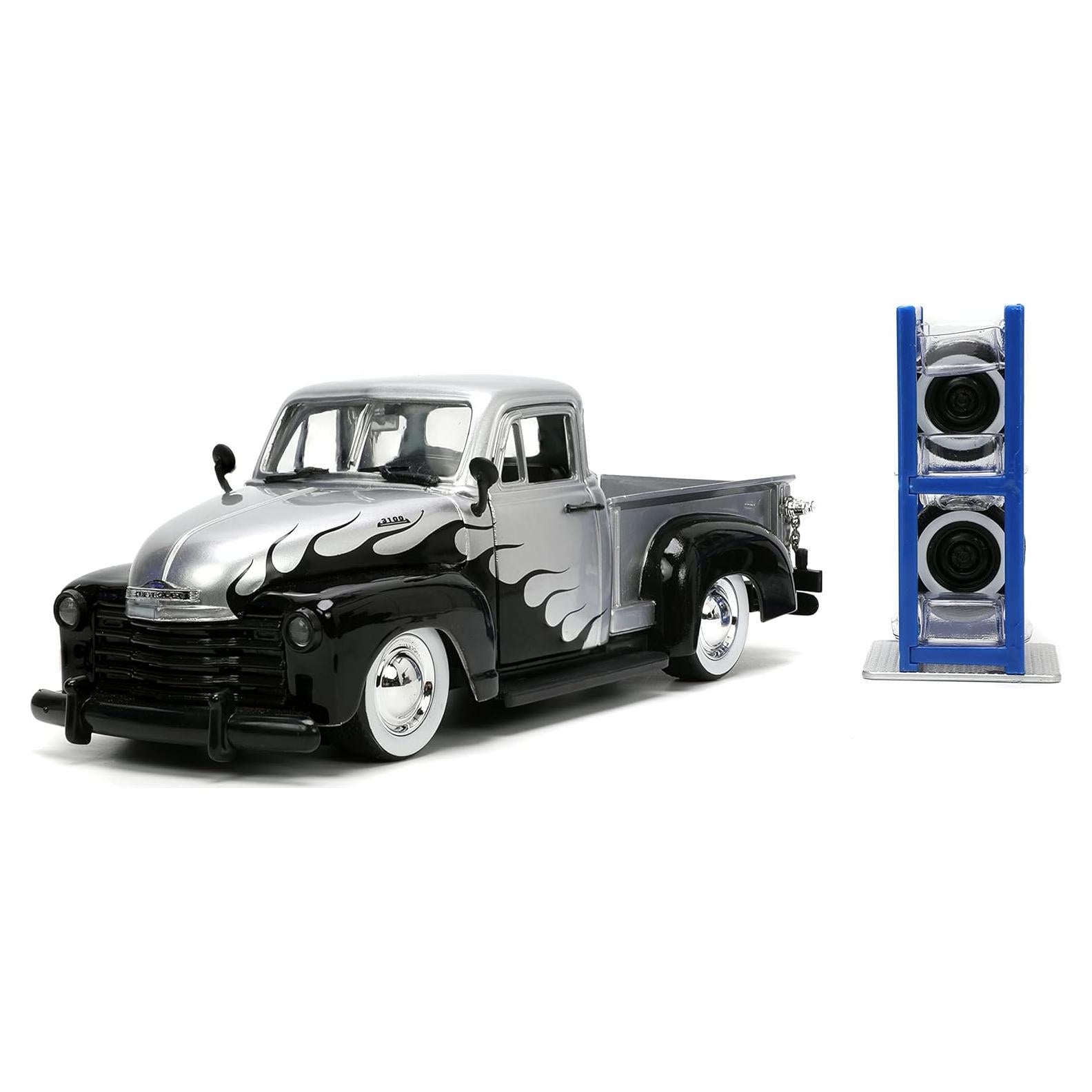 Juguete de Metal Jada Toys 1953 Chevy Pickup 1:24 con Soporte