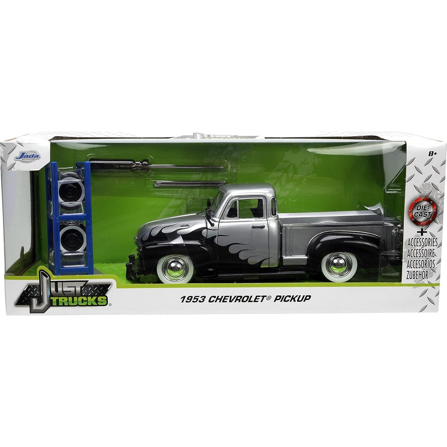 Juguete de Metal Jada Toys 1953 Chevy Pickup 1:24 con Soporte