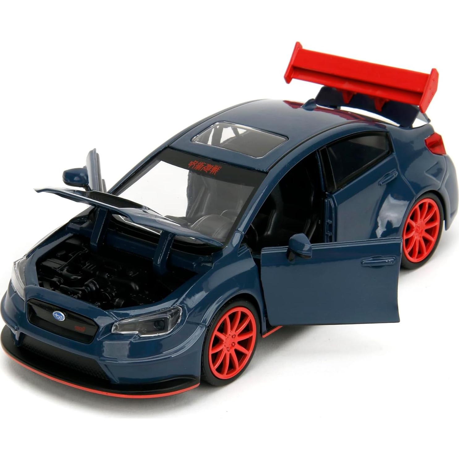 Coche coleccionable Jada Toys Subaru WRX STI 2016 Jujutsu Kaisen 1:24