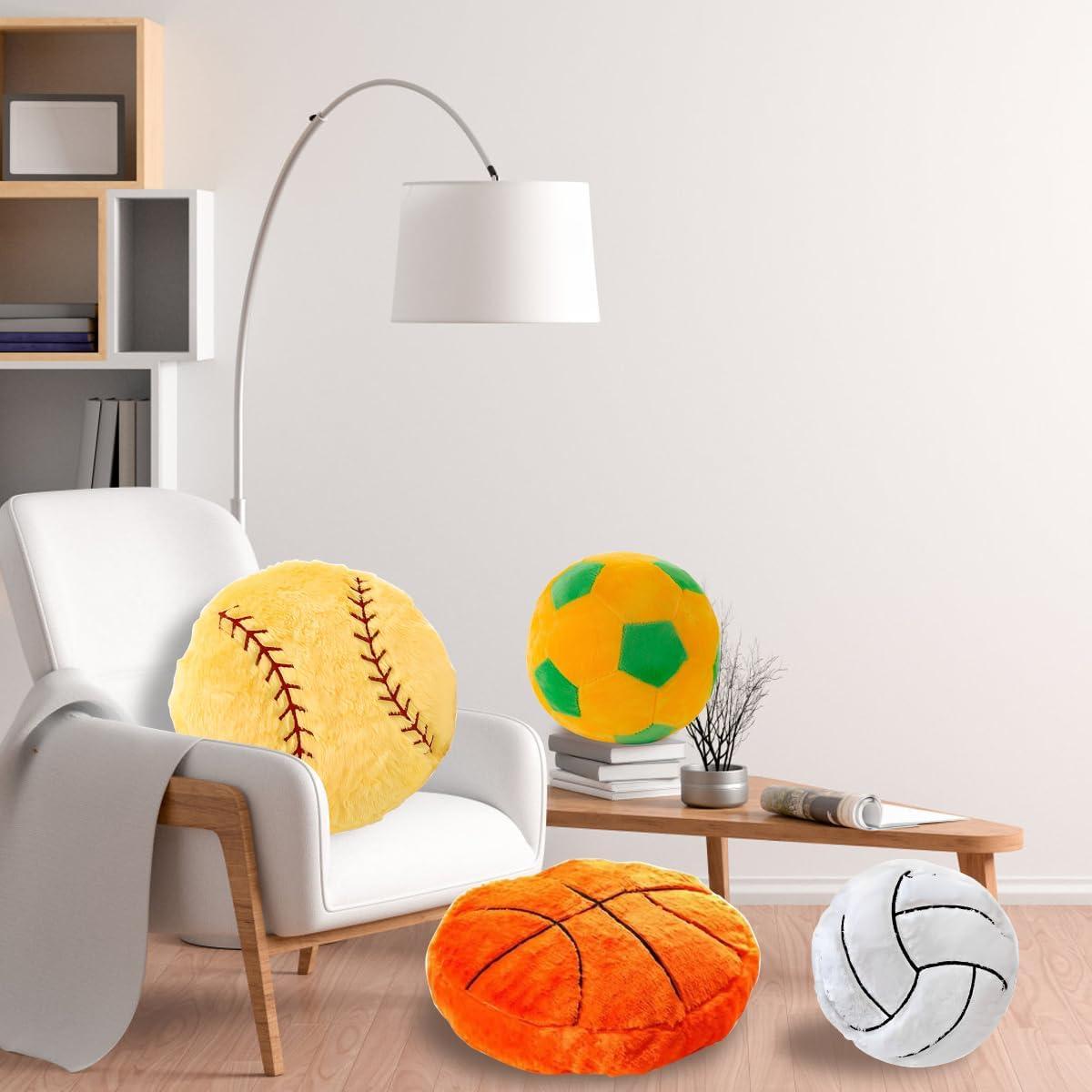 Almohada de Béisbol OPHRBU 35x35 cm Suave y Esponjosa