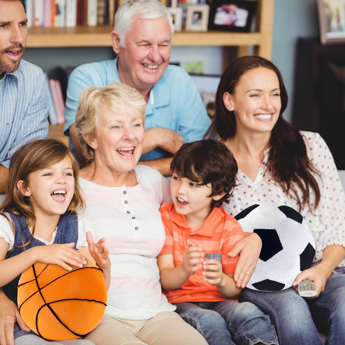Almohada de Fútbol Suave OPHRBU 22,86 cm Regalo Infantil