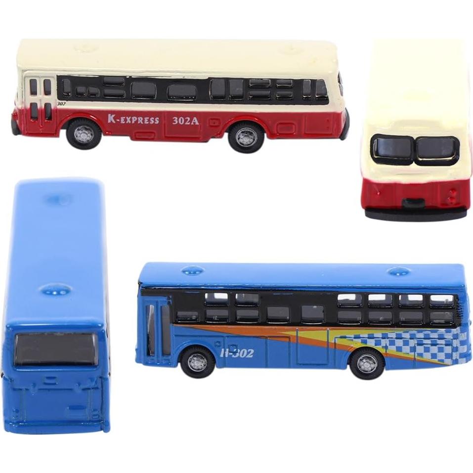 Set de 6 Autobuses de Fundición Escala N evemodel 1:160