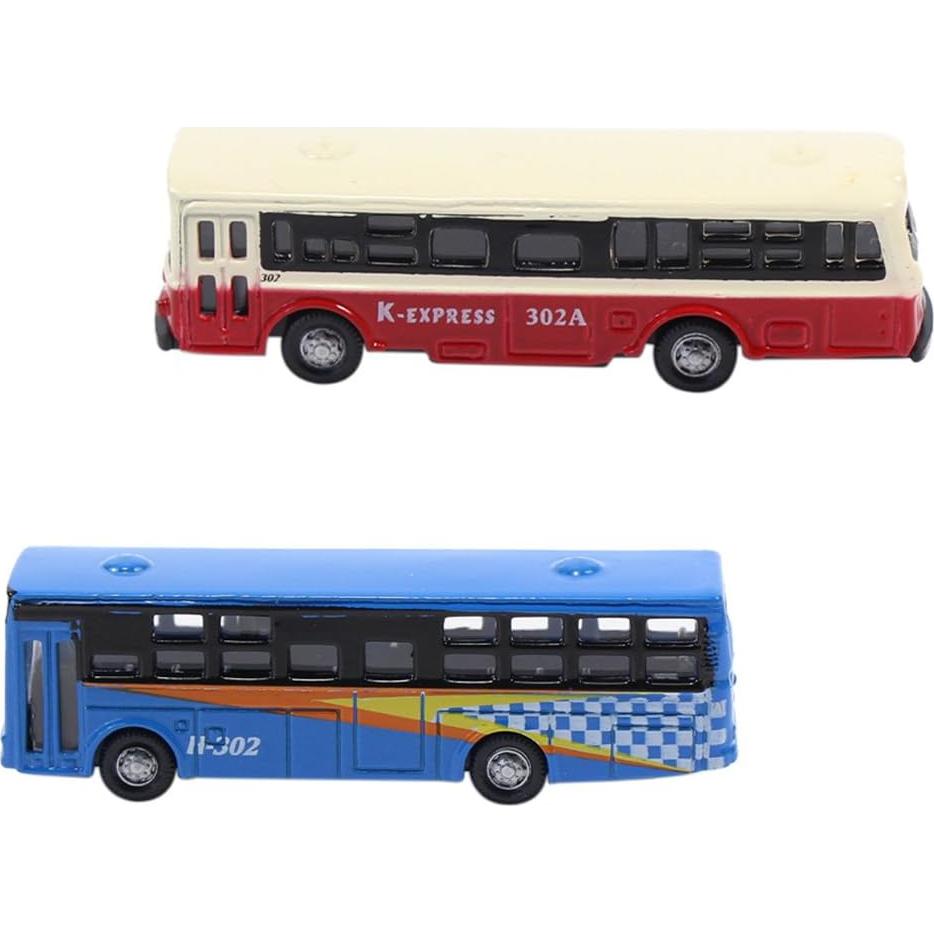 Set de 6 Autobuses de Fundición Escala N evemodel 1:160