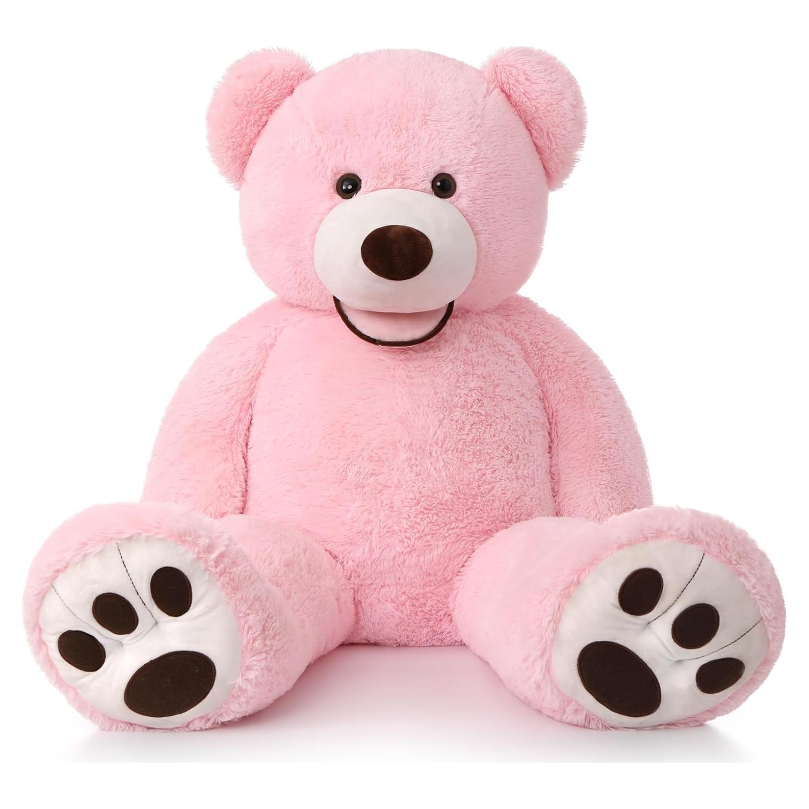 Oso de Peluche Rosa Grande MorisMos 99 cm Suave y Acogedor