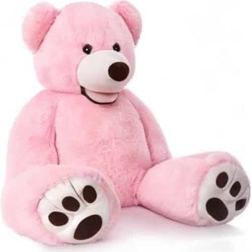 Oso de Peluche Rosa Grande MorisMos 99 cm Suave y Acogedor