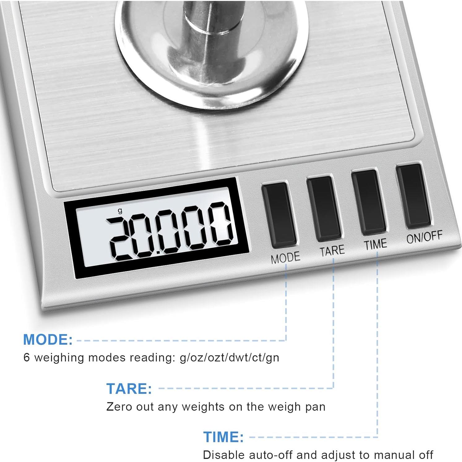 Báscula Digital Fuzion KD-50, 50g/0.001g, Joyería y Medicina