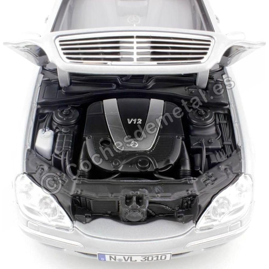 Miniatura coche Mercedes-Benz S600 Norev 1:18 metal 10x4x4 cm