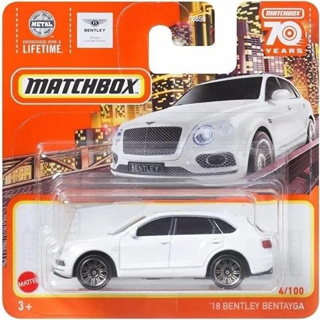 Matchbox 1:64 Bentley Bentayga 2023 Blanco SUV de Lujo