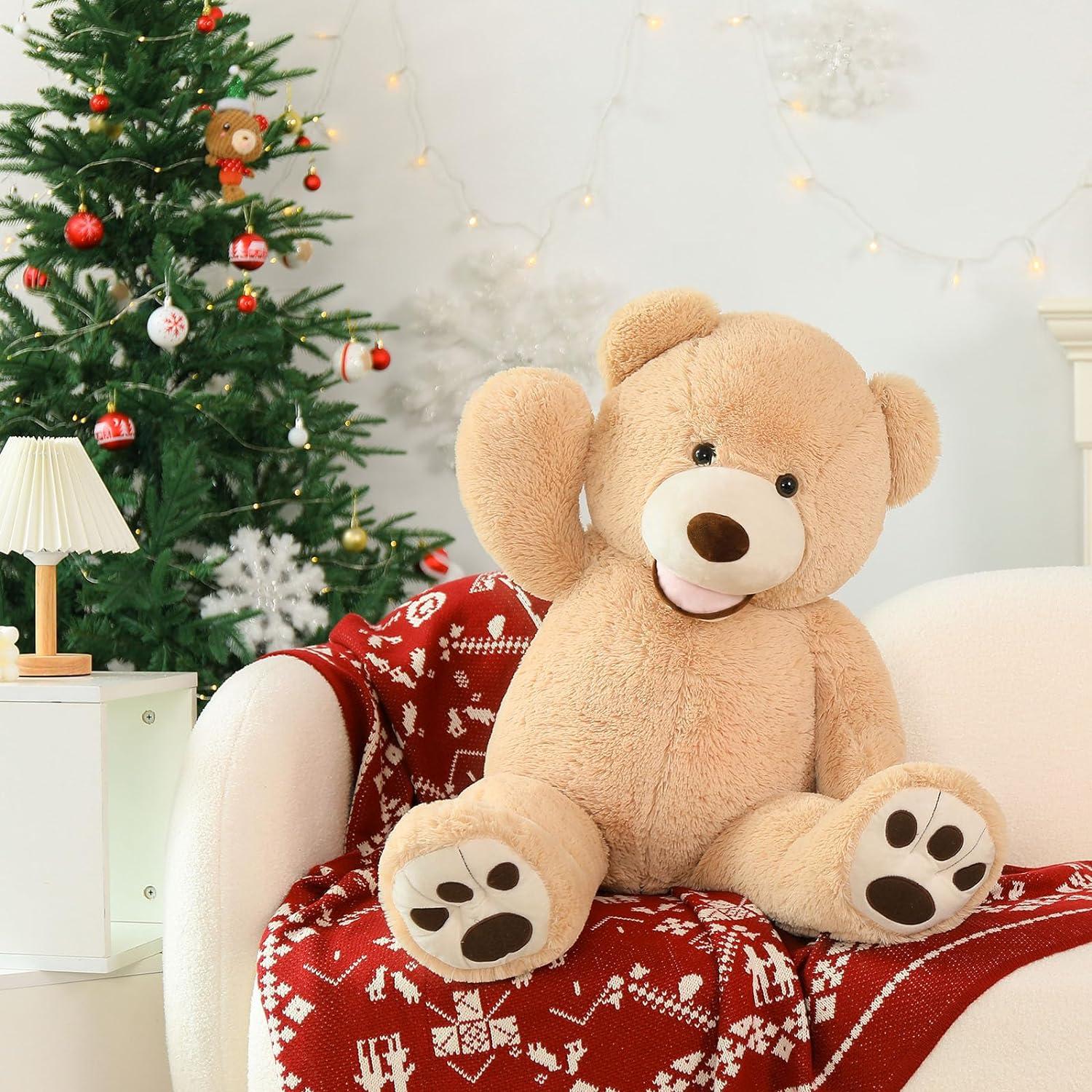 Oso de Peluche Gigante MorisMos 99 cm Color Marrón Claro